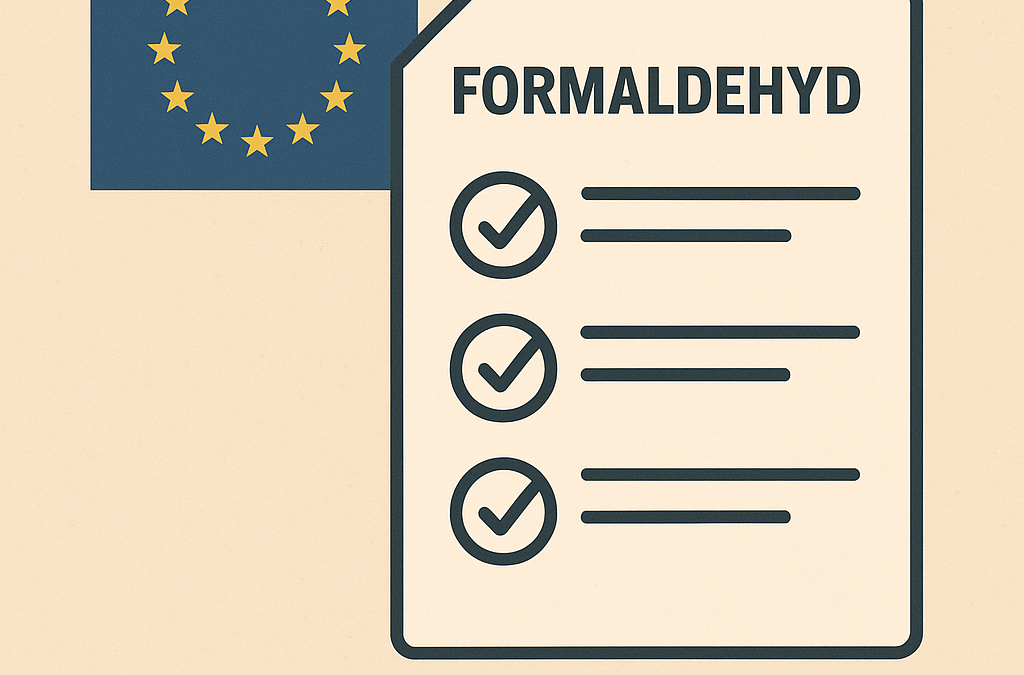 FORMALDEHYD: EU-Kommission präzisiert Auslegung von „Inverkehrbringen“